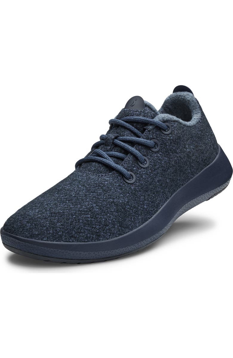 Allbirds Wool Runner Up Mizzle Sneaker, Main, color, Savanna Night/ Navy