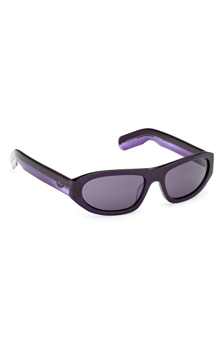 adidas Oval Sunglasses, Alternate, color, Shiny Violet/ Violet