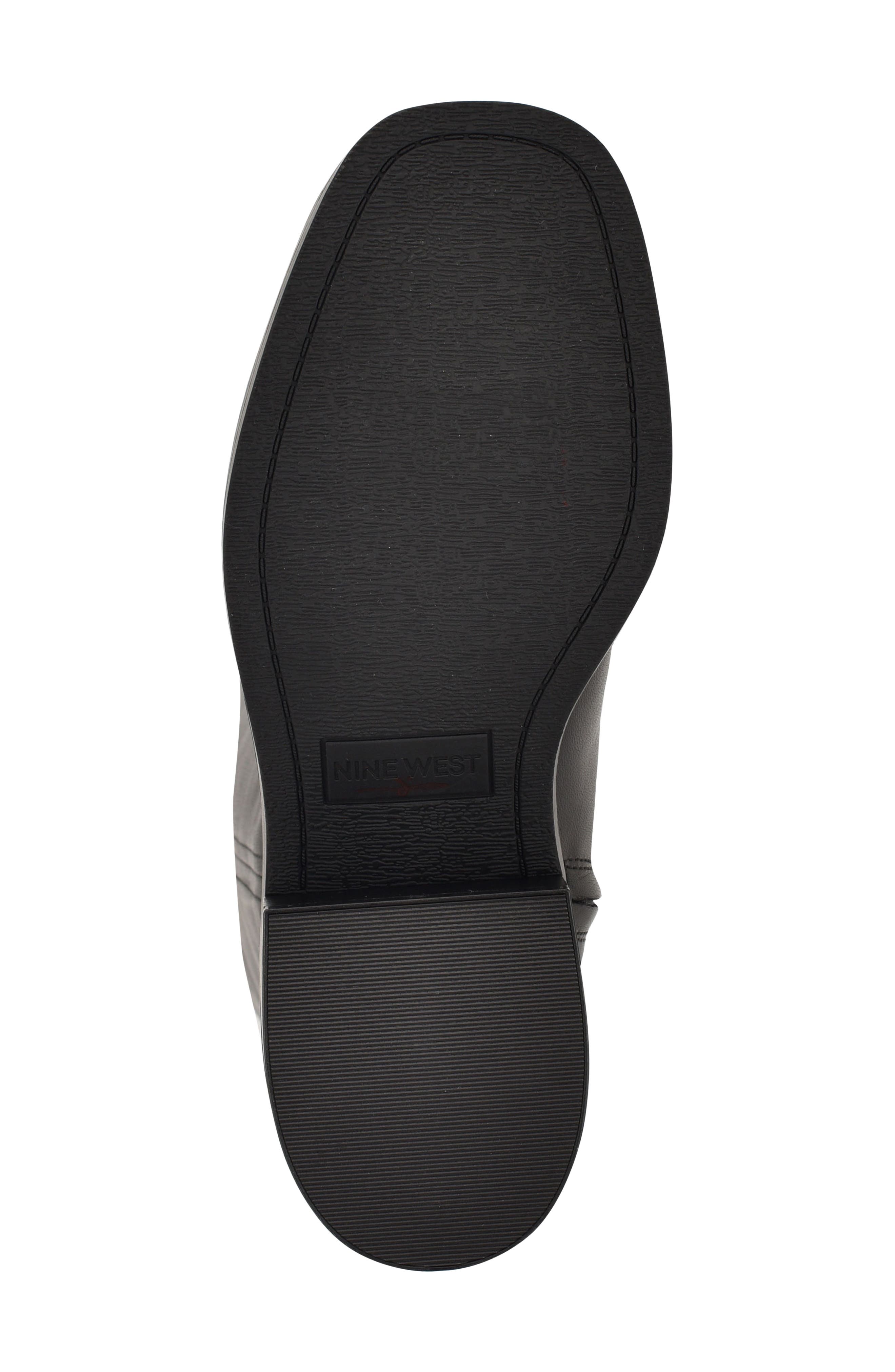 Nine West Broklyn Block Heel Boot, Alternate, color, Black