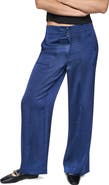 DKNY Wide Leg Glazed Pants