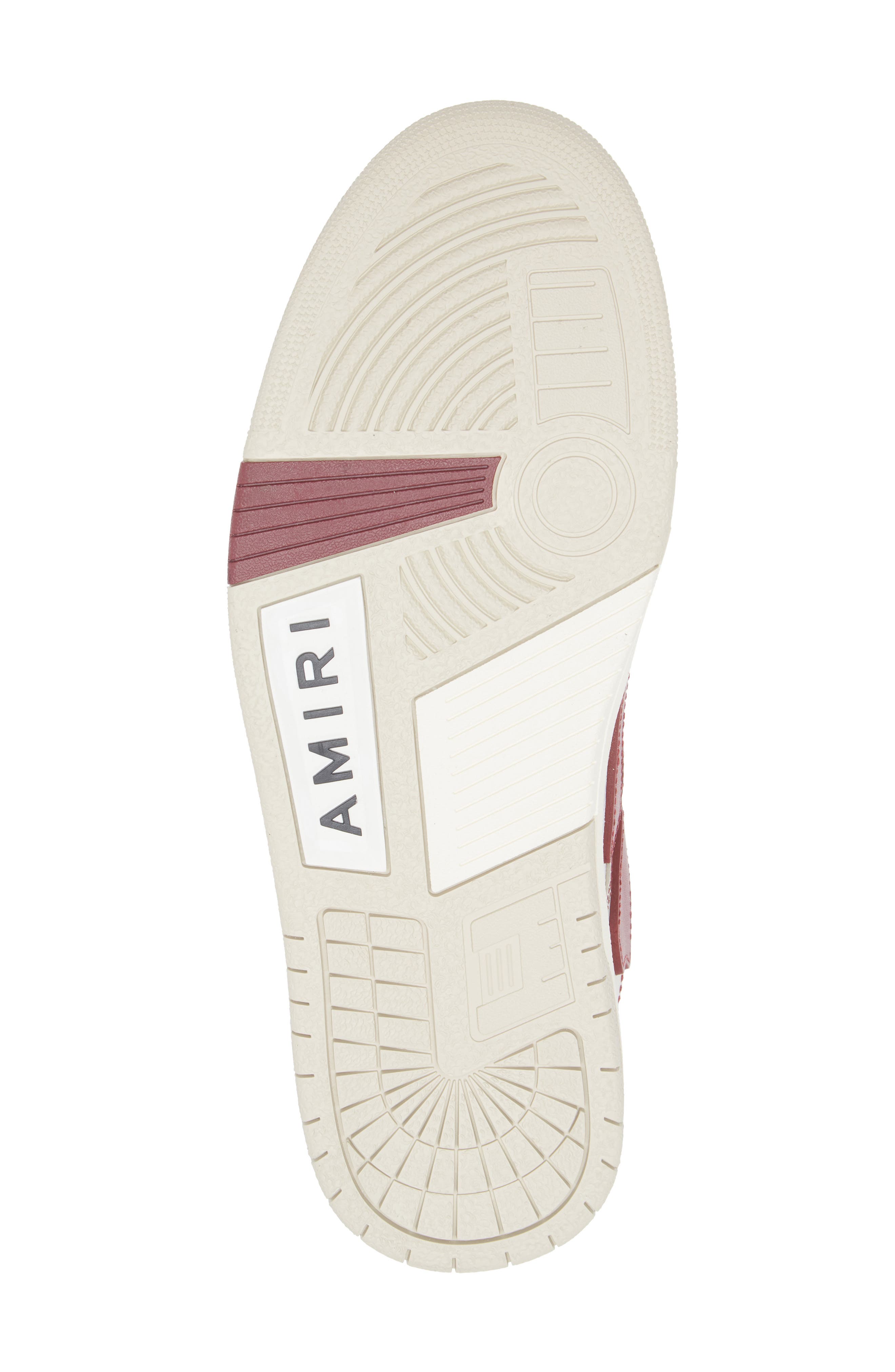 AMIRI Varsity Skel Sneaker, Alternate, color, Deep Red