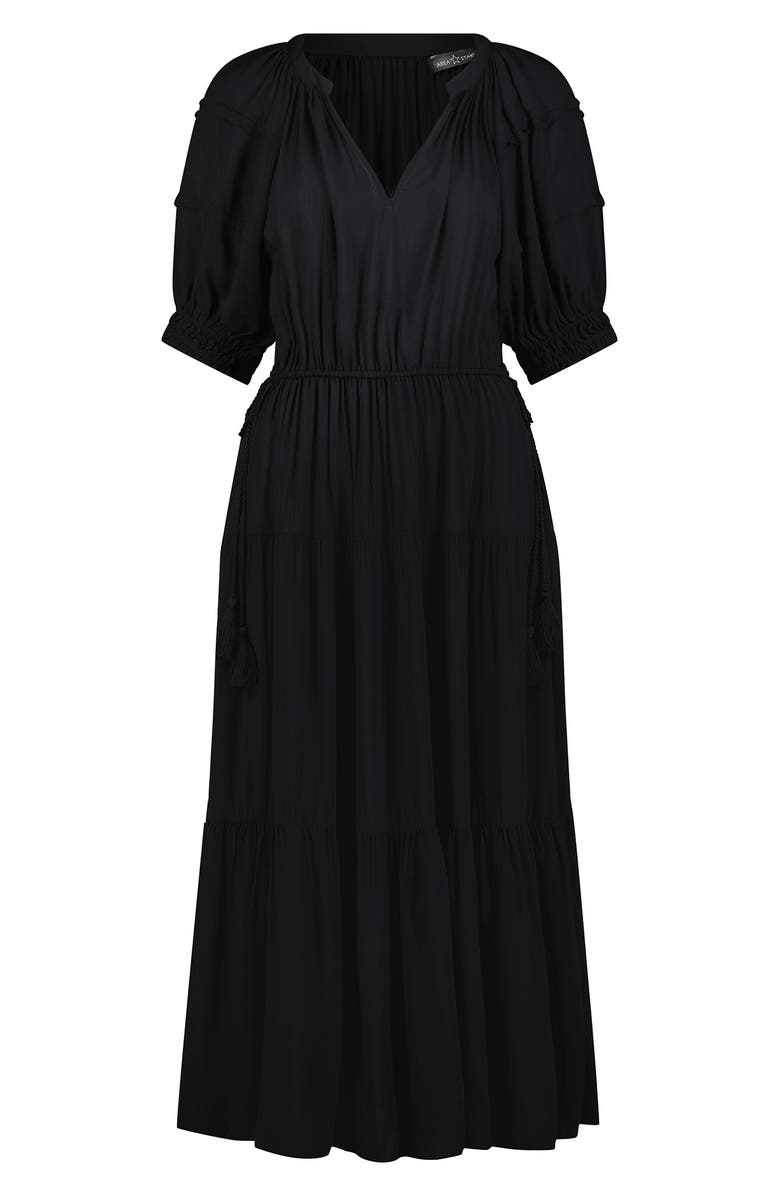 AREA STARS Side Tie Dress, Main, color, 