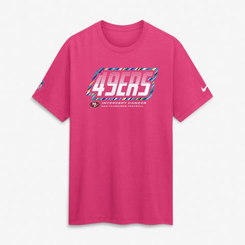 Men's Nike Pink San Francisco 49ers 2026 NFL Crucial Catch Tri-Blend Dri-FIT T-Shirt