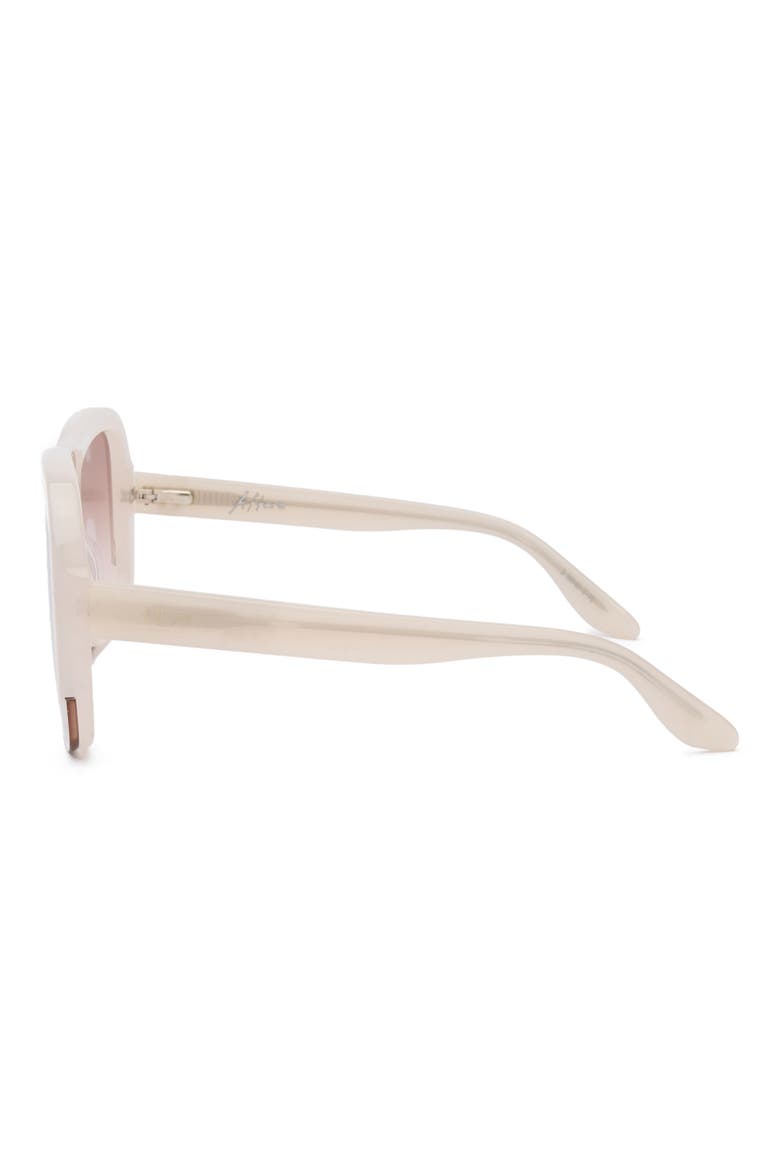 Afters Shield Sunglasses, Alternate, color, AFTERS MILKY CREAM / LIGHT BRO