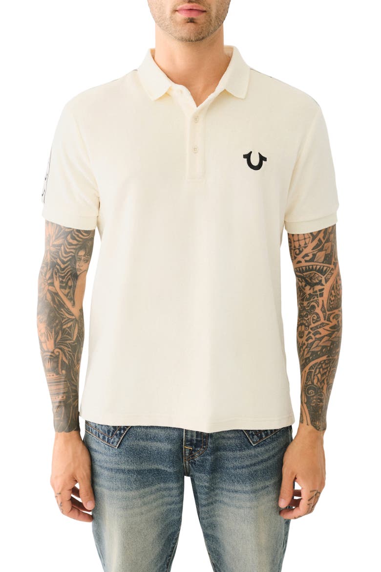 Damask Polo, Main, color, WINTER WHITE
