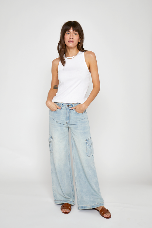 OLIVER LOGAN OLIVER LOGAN MADISON CARGO JEANS HOTEL CALIFORNIA
