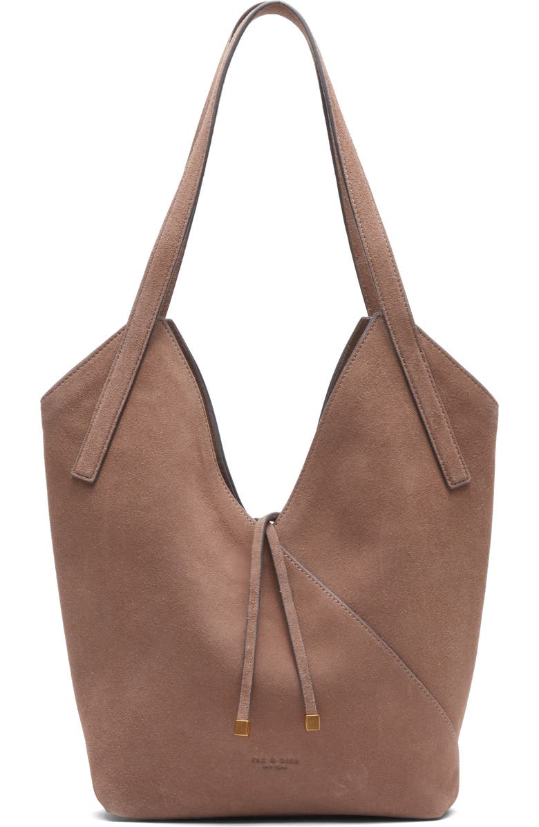 rag & bone Small Alix Carryall Suede Tote, Main, color, Cly