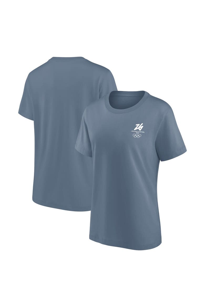Women's Fanatics Blue Milano Cortina 2026 Winter Olympics Essentials T-Shirt, Main, color, Blue