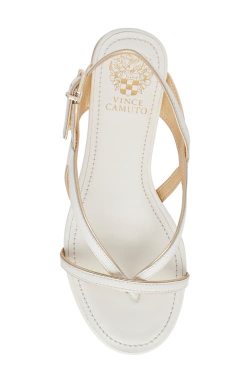 Vince Camuto Melly Slingback Sandal In Bianco/egypt