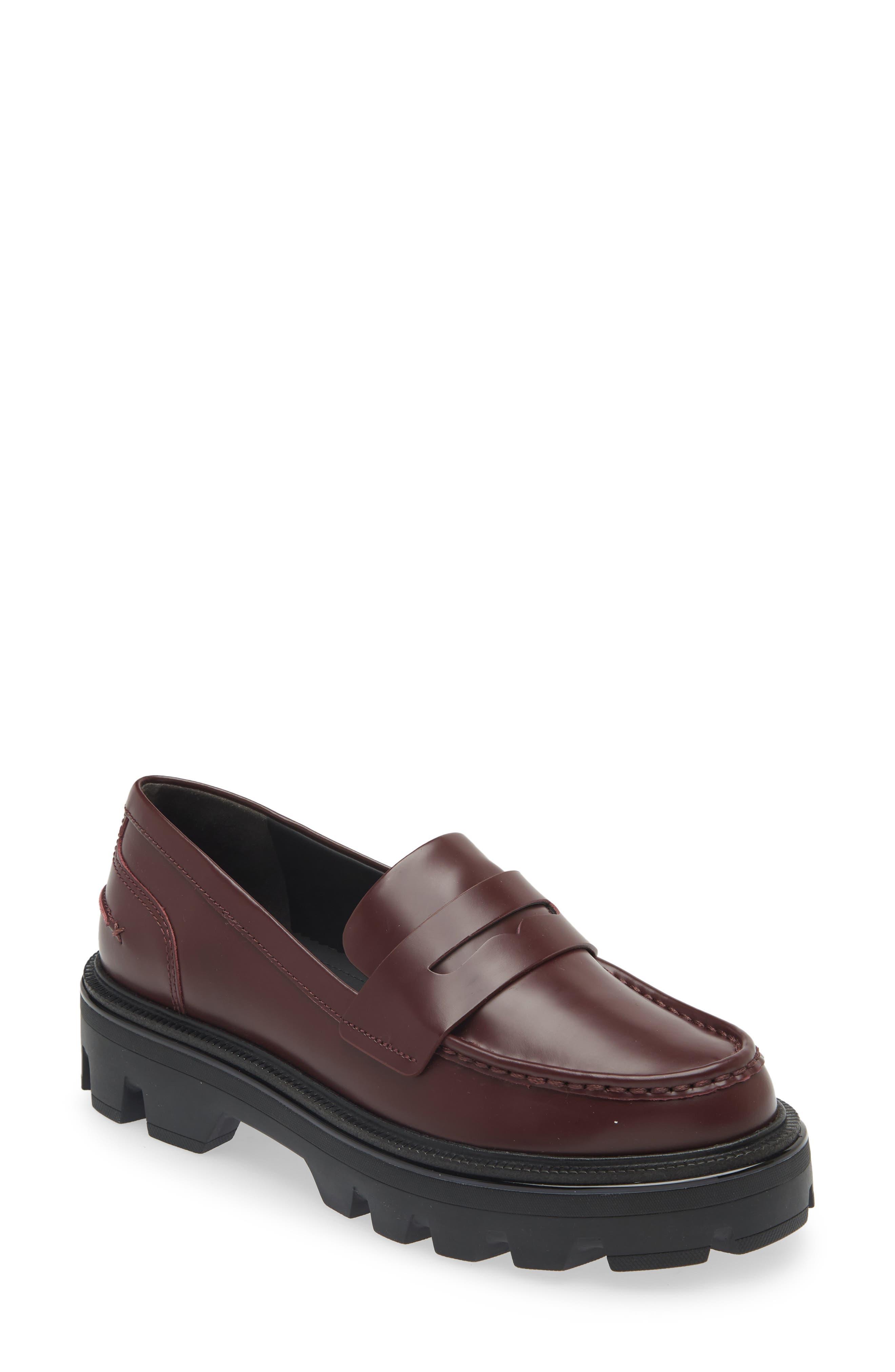 rag & bone Quinn Lug Sole Loafer, Main, color, 