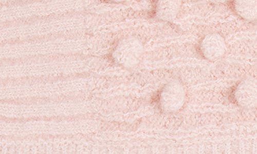 Shop Habitual Kids Kids' Pom Crop Cardigan In Light Pink