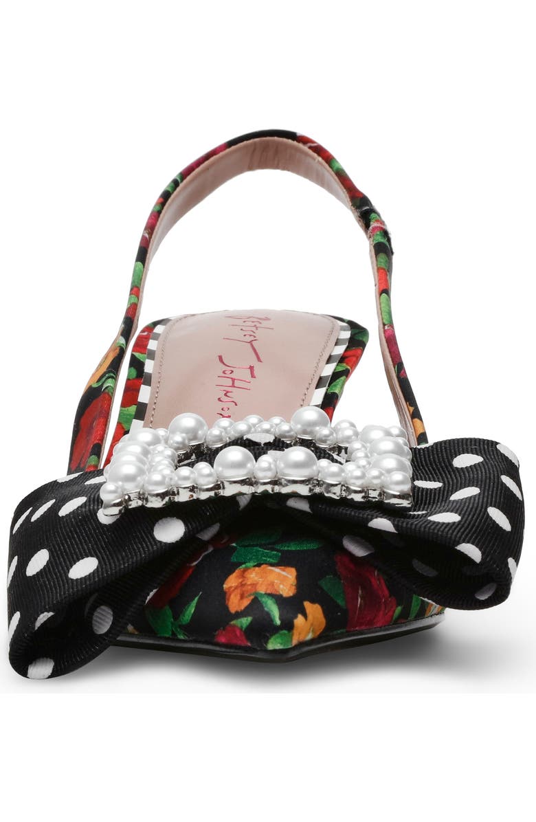 Betsey Johnson Madelyne Pointed Toe Slingback, Alternate, color,