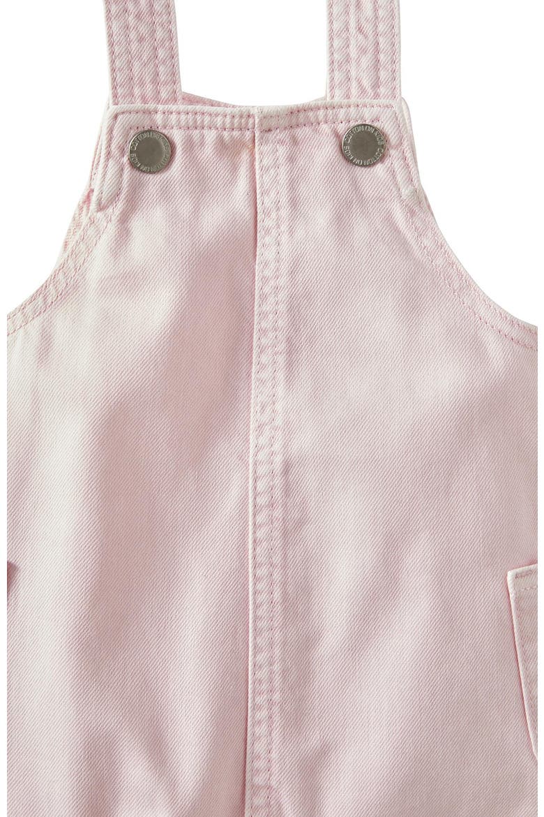 Kairo Denim Overall, Alternate, color, Tea Party Pink Wash