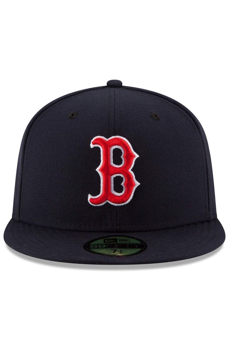 Men's New Era Navy Boston Red Sox Game Authentic Collection On-Field 59FIFTY Fitted Hat, Alternate, color, NAVY