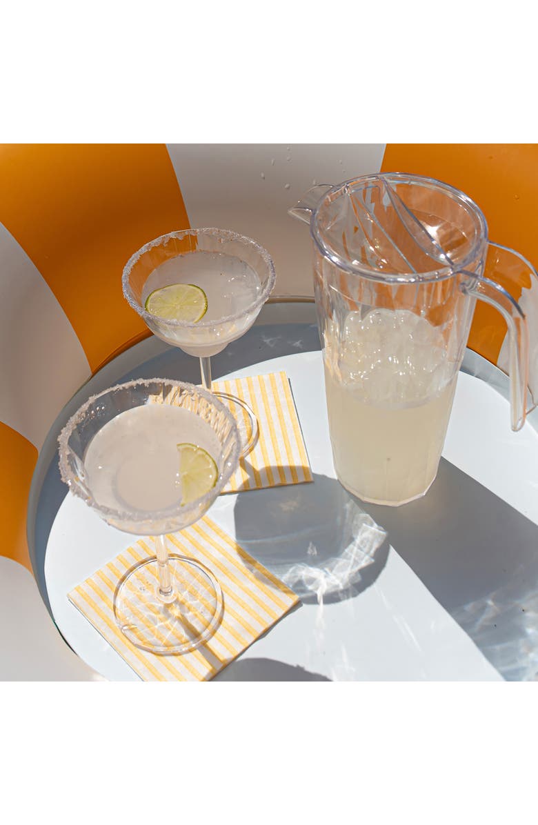 VIETRI Superglass Shatterproof Pitcher, Alternate, color, Clear