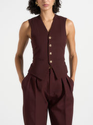 Manière De Voir Christine Structured Cinch Waistcoat