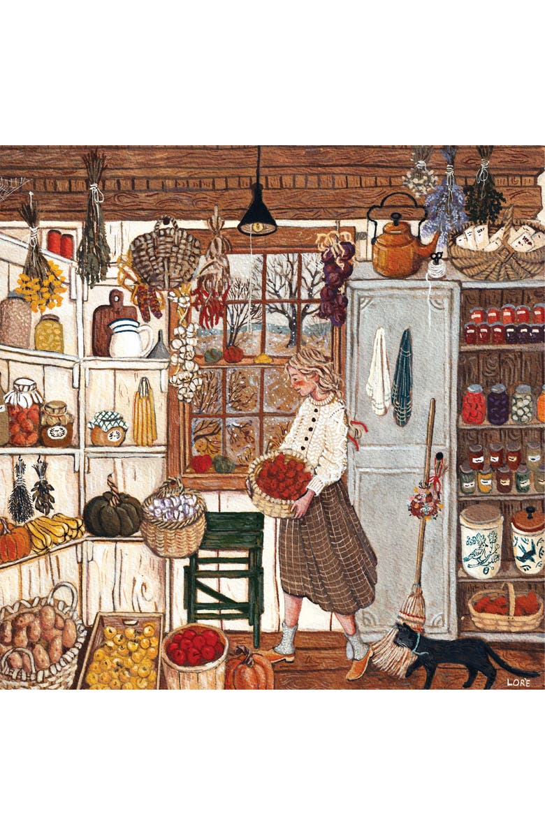 NEW YORK PUZZLE COMPANY Winter Stores 500 Piece Puzzle, Alternate, color, NO COLOR