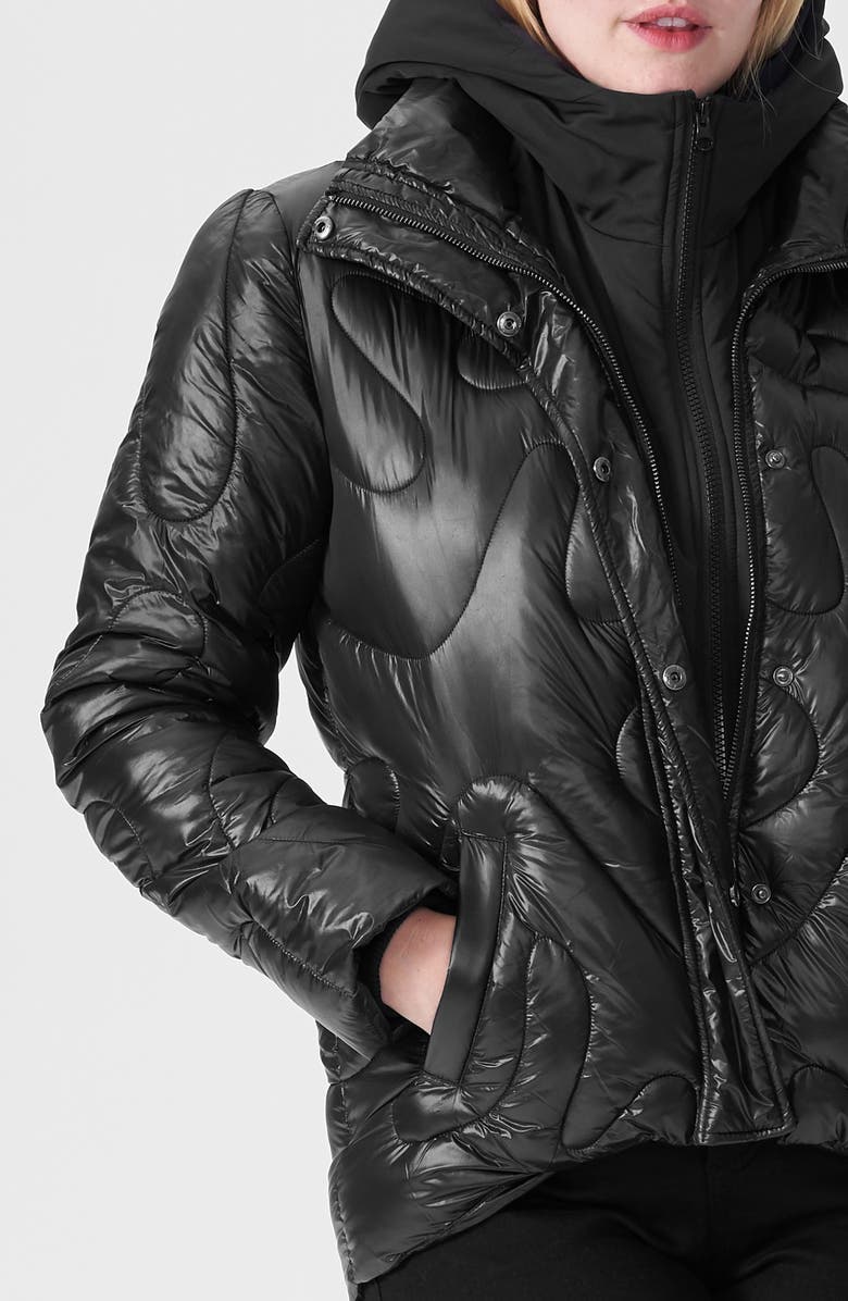 Universal Standard Josie Short Water Resistant Puffer Jacket, Alternate, color, 