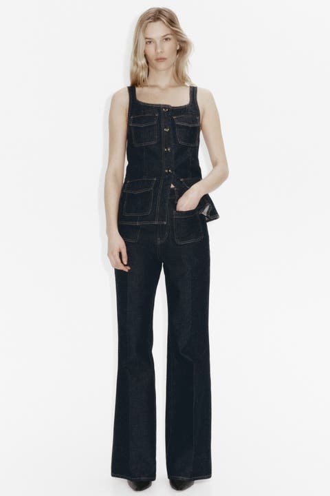 Bootcut high jeans