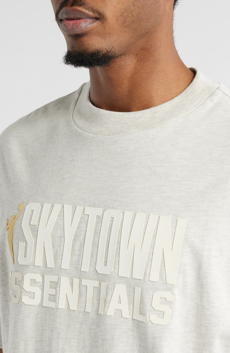 Fear of God Essentials x WNBA Chicago Sky Graphic T-Shirt, Alternate, color, Light Heather