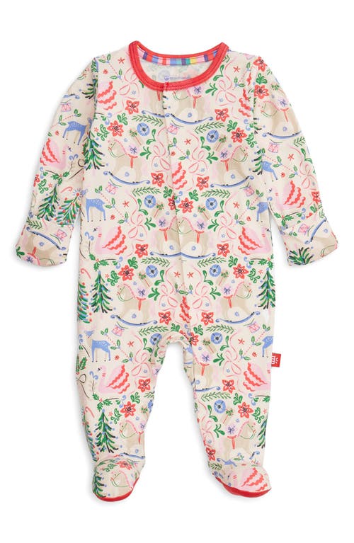 Magnetic Me Sugar Plum Dreams Magnetic Footie In White