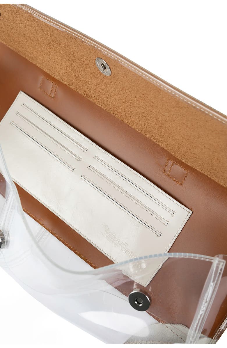Jeffrey Campbell Lucudity Handbag, Alternate, color, Clear Beige Combo