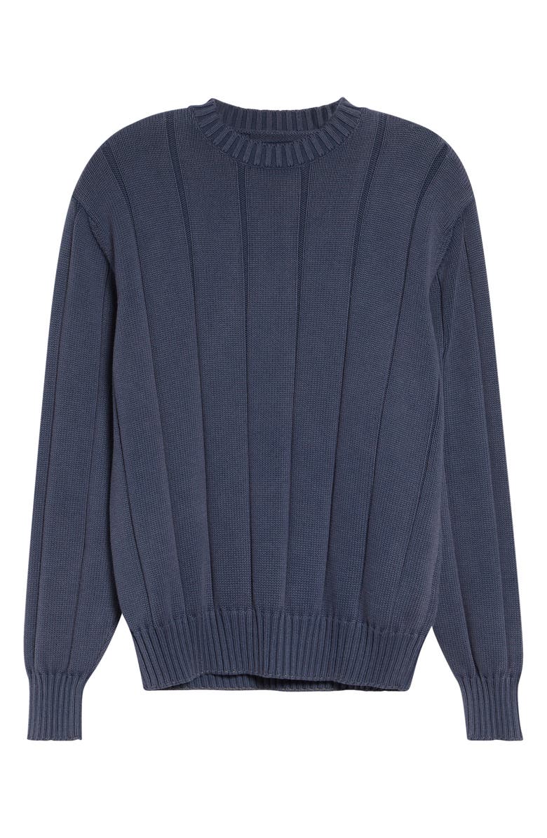 Noah Drop Needle Cotton Sweater, Alternate, color, Deep Blue