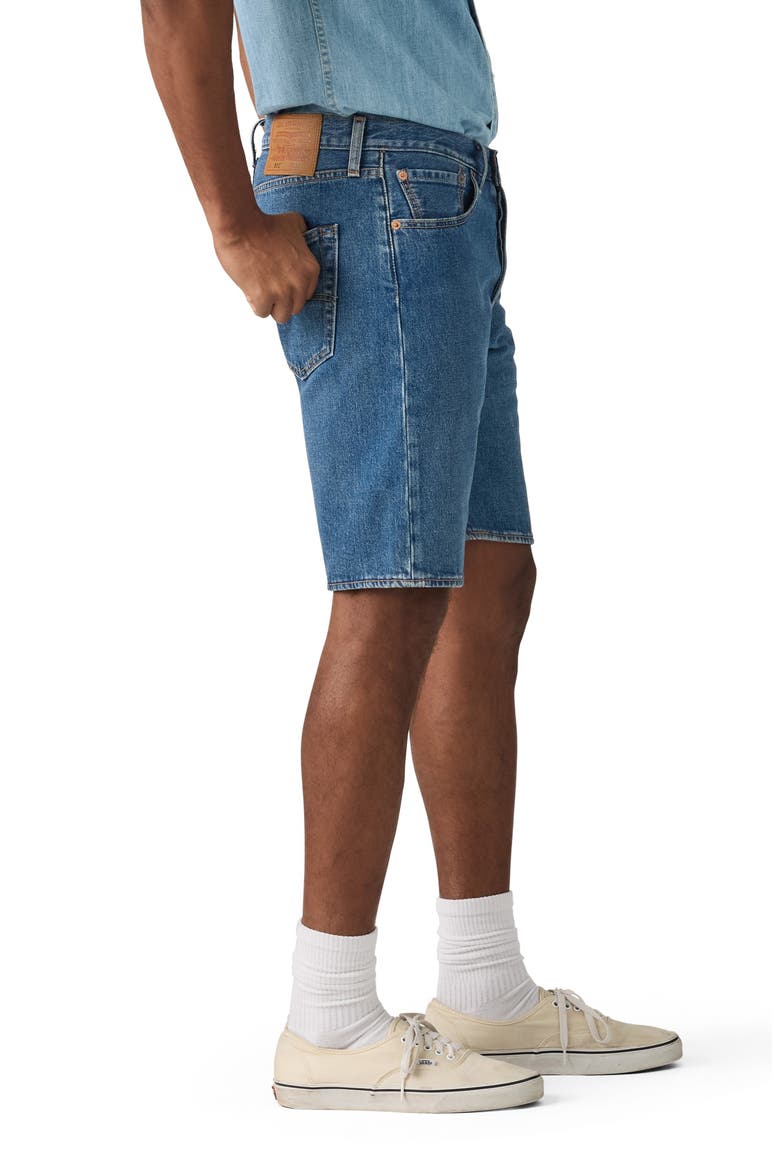 501® Original Denim Shorts, Alternate, color, EARLY NIGHTS SHORTS