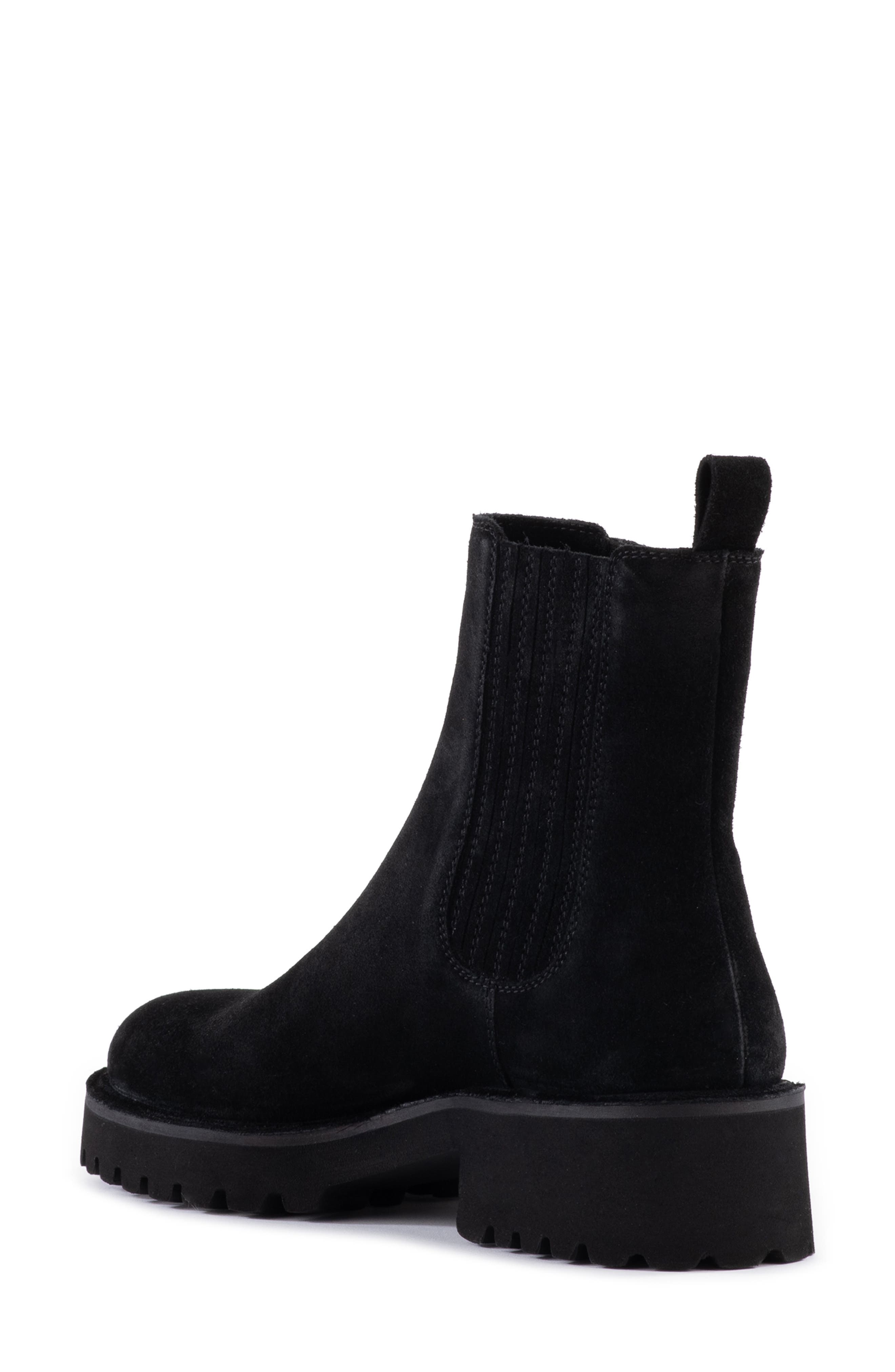 Seychelles Cashew Platform Chelsea Boot, Alternate, color, Black