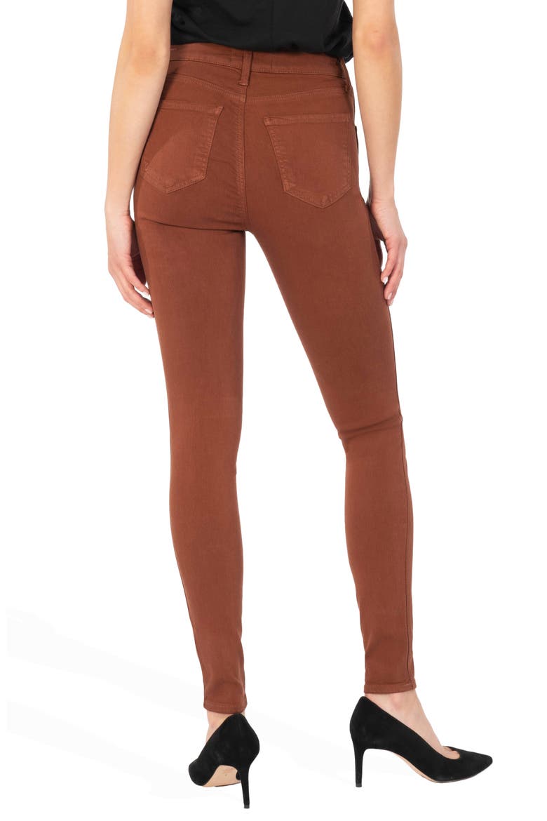 Mia High Rise Toothpick Skinny Jeans, Alternate, color, CLAY