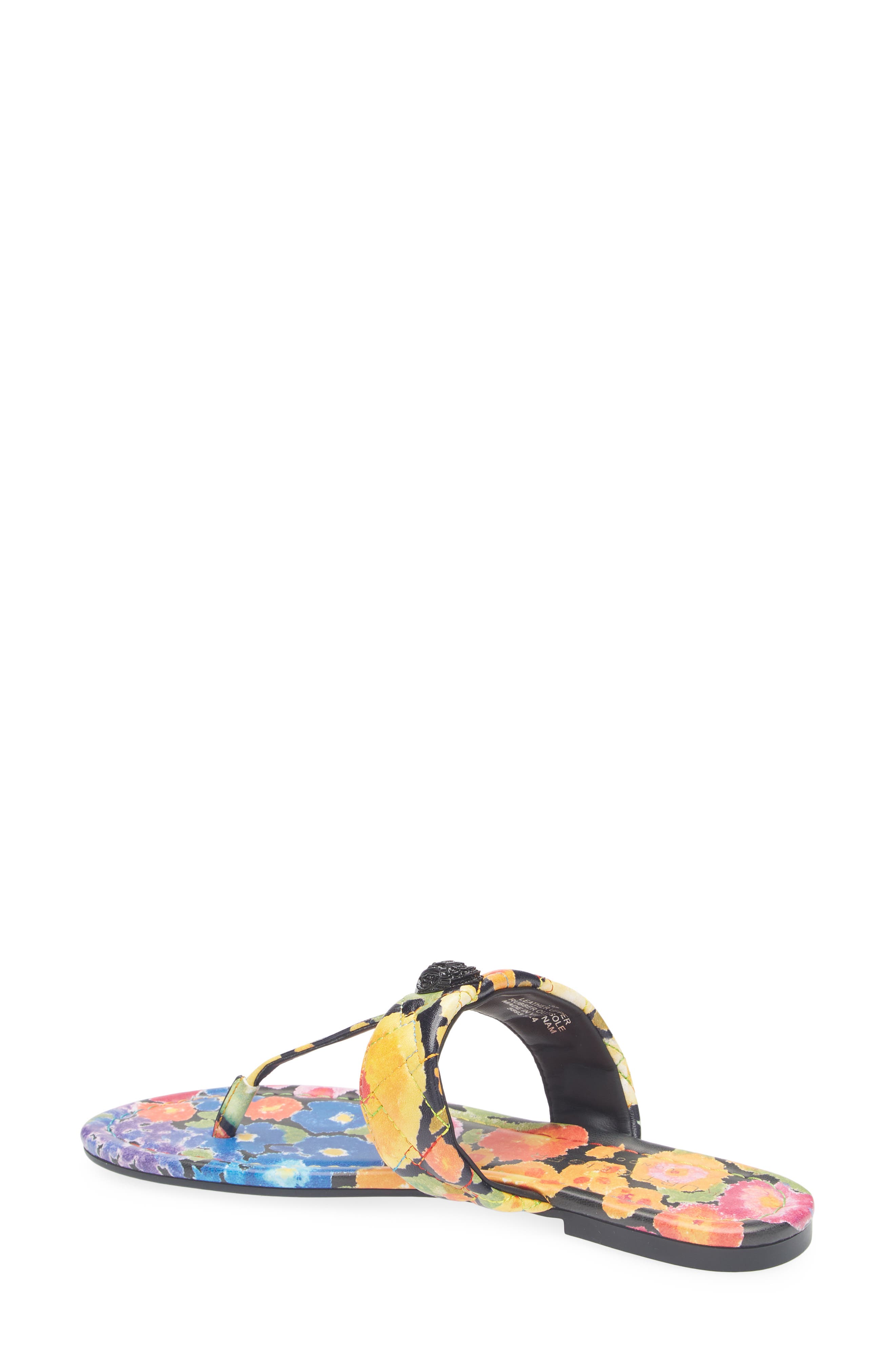 Kurt Geiger London Kensington T-Bar Sandal, Alternate, color, Black Multi