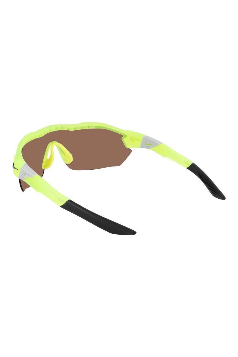 Show X3 Elite 61mm Wraparound Sunglasses, Alternate, color, MATTE VOLT/ RED