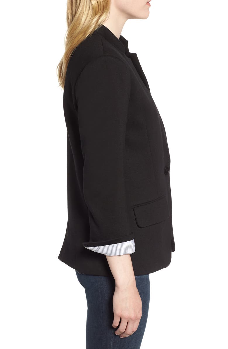 Olivia Moon Cotton Blend Knit Blazer, Alternate, color,