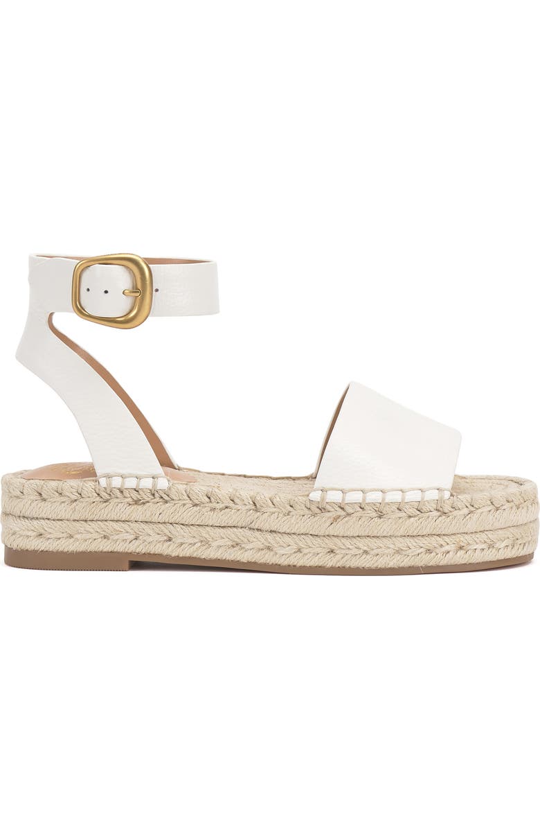 Vince Camuto Darna Ankle Strap Platform Sandal, Alternate, color, Bianco