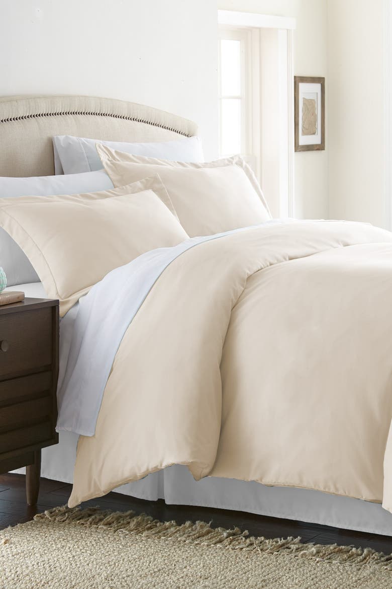 Home Spun Home Collection Premium Ultra Soft 2-Piece Twin/Twin-XL Duvet Cover Set - Ivory, Alternate, color, IVORY