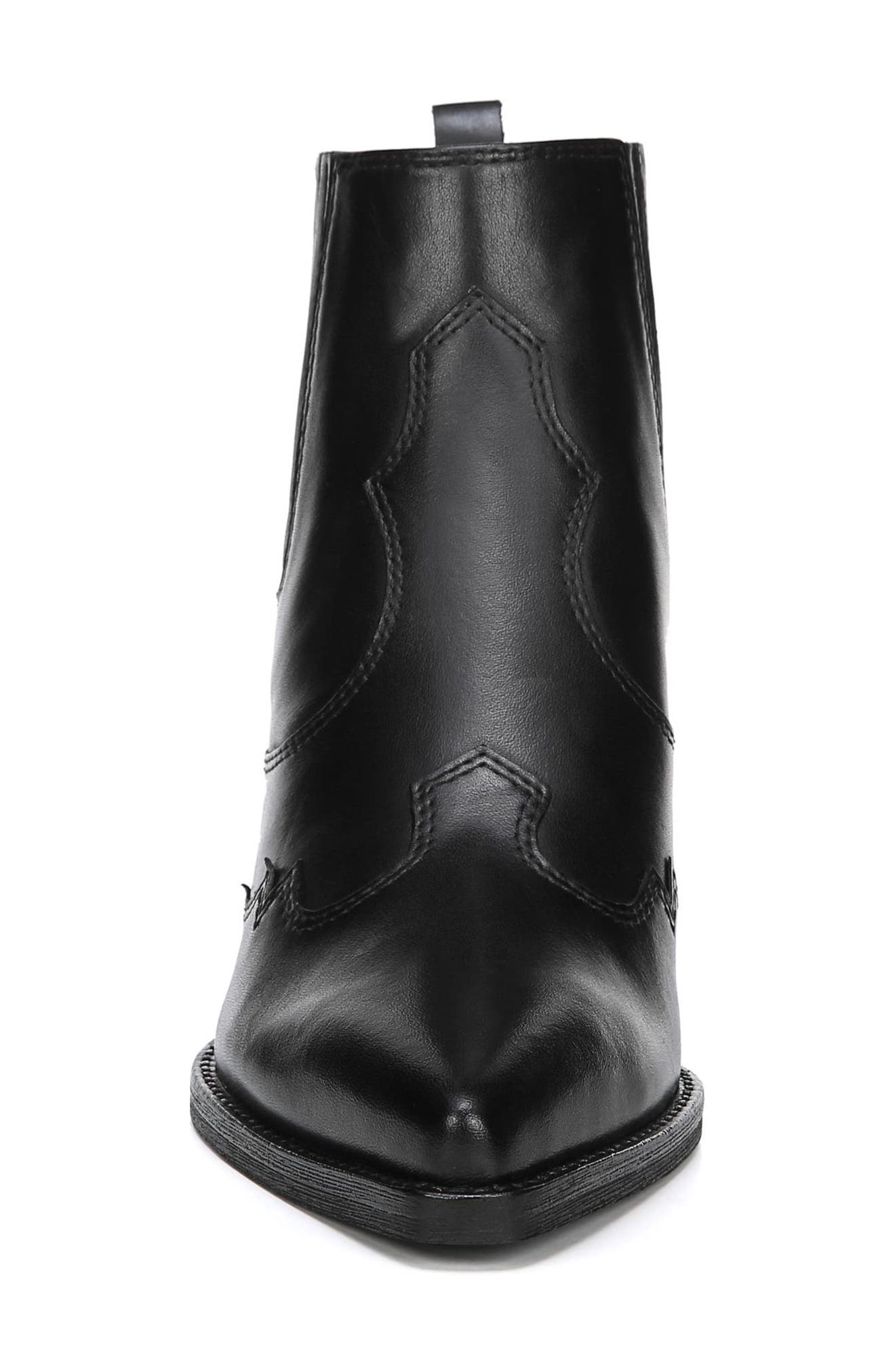 Winona Bootie, Alternate, color, BLACK LEATHER