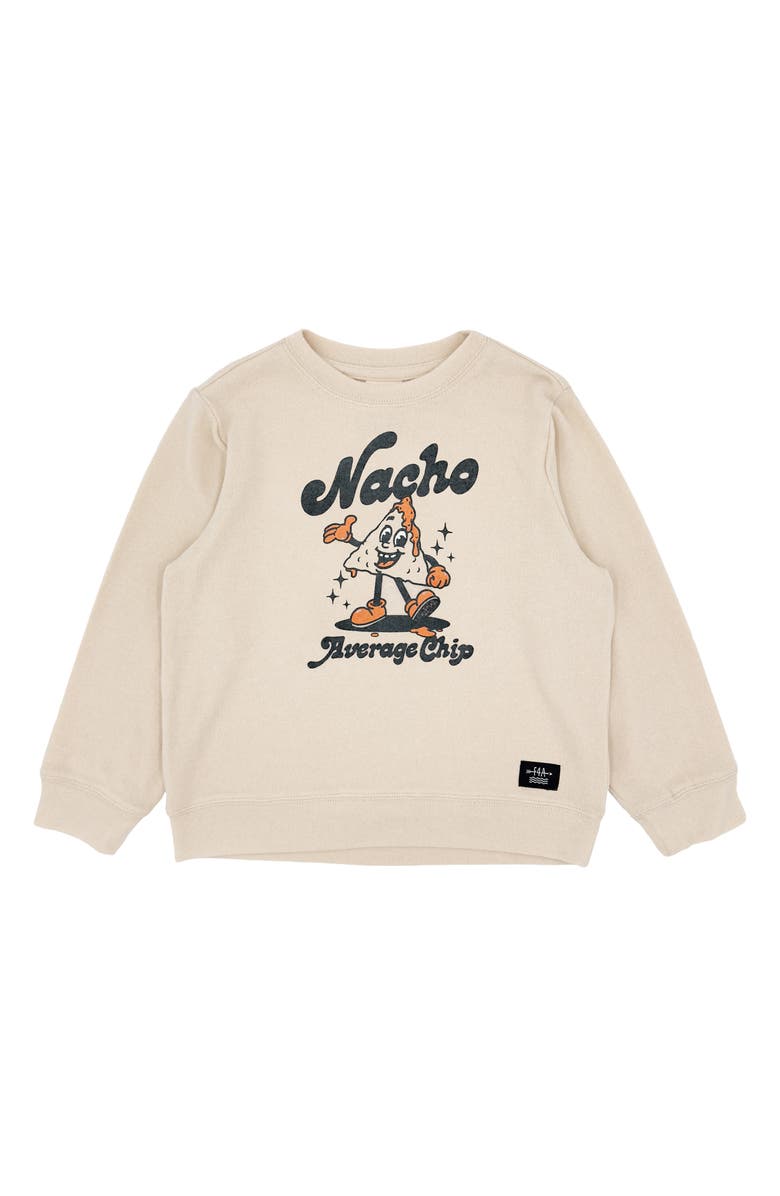 Feather 4 Arrow Kids' Nacho Hacci Knit Pullover, Main, color, Stone