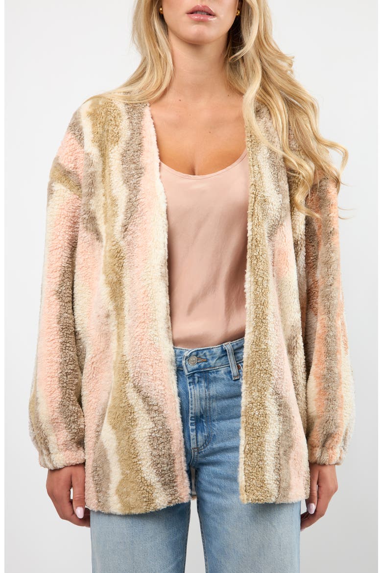 Driftwood High Pile Fleece Jacket, Main, color, BLUSH