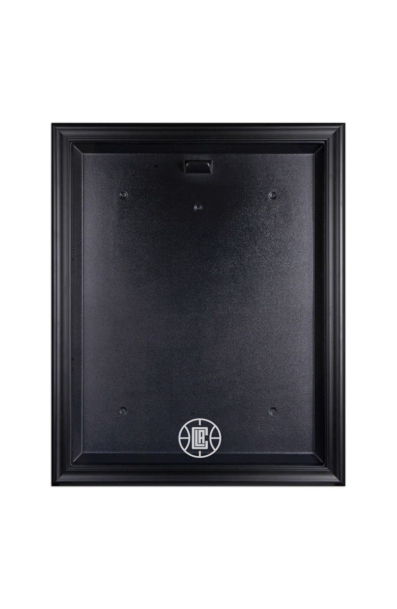 FANATICS AUTHENTIC LA Clippers Black Framed Team Logo Jersey Display Case, Main, color,