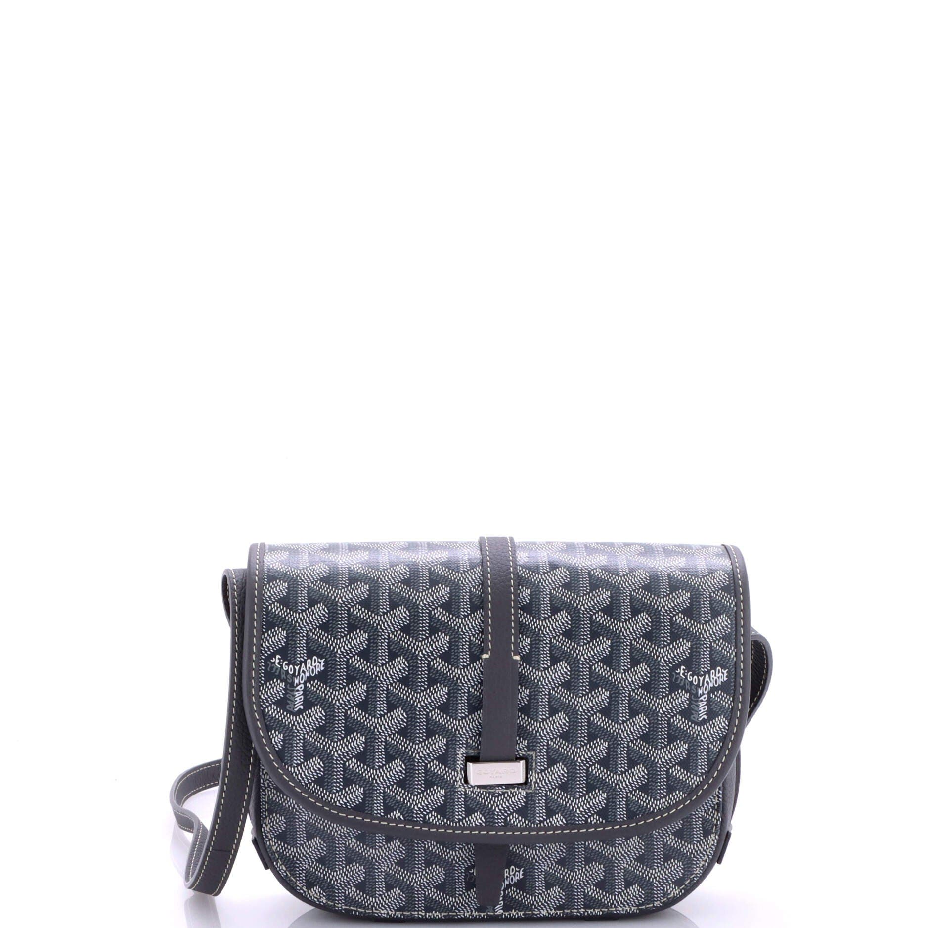 Pre-Owned Goyard Belvedere II Messenger Bag Coated Canvas PM, Main, color, 