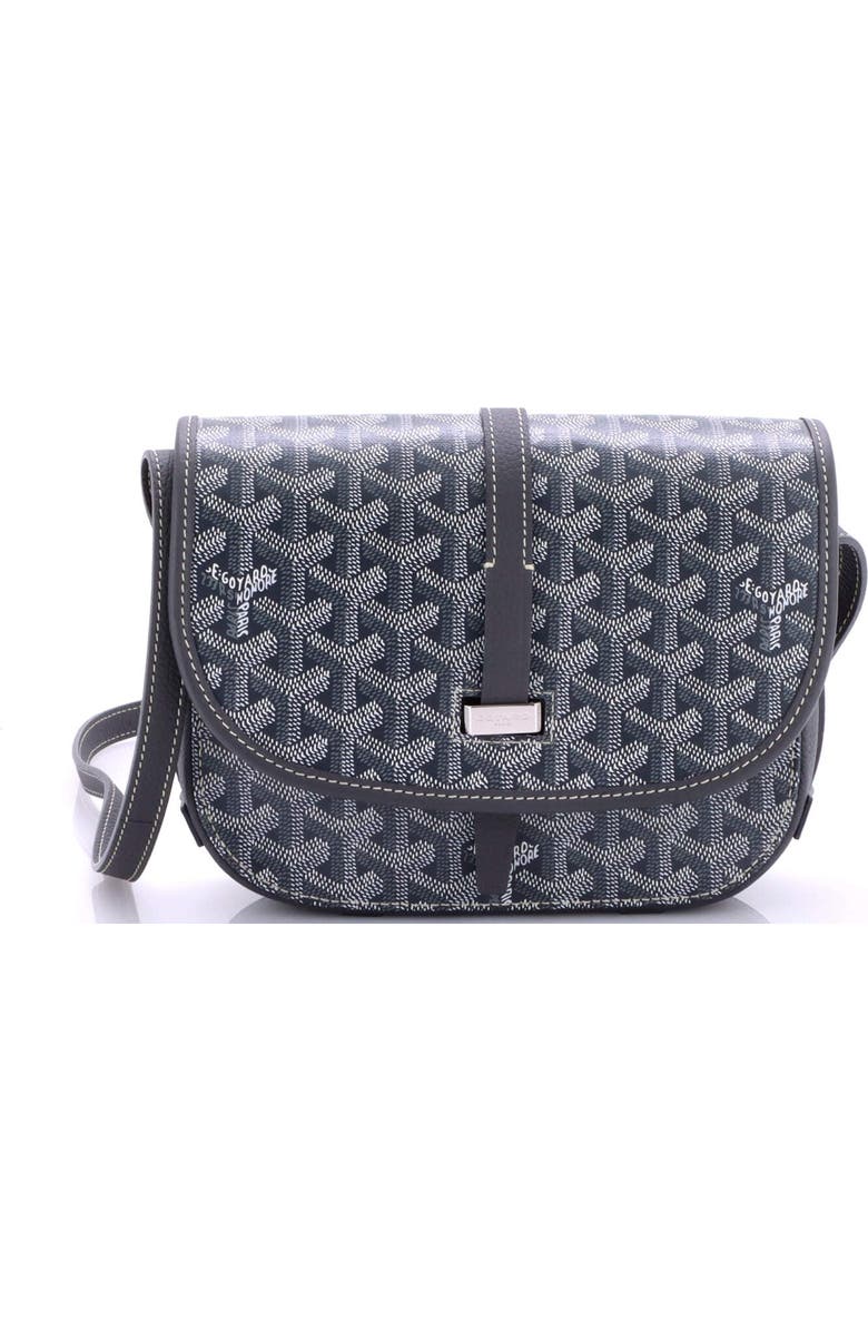 Pre-Owned Goyard Belvedere II Messenger Bag Coated Canvas PM, Main, color,