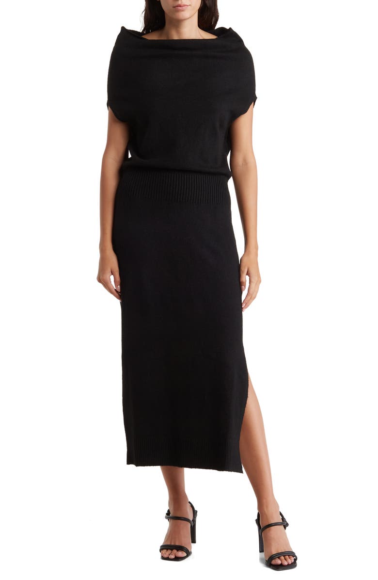 ASTR the Label Off the Shoulder Sweater Dress, Main, color, 