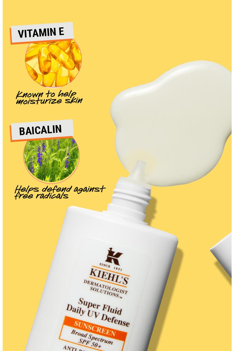Super Fluid Daily UV Defense Broad Spectrum SPF 50+ Face Sunscreen, Alternate, color, NO COLOR