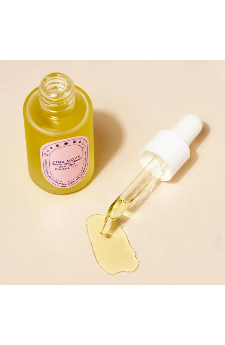 Pink Moon Over the Moon Gua Sha Facial Oil, Alternate, color, NO COLOR