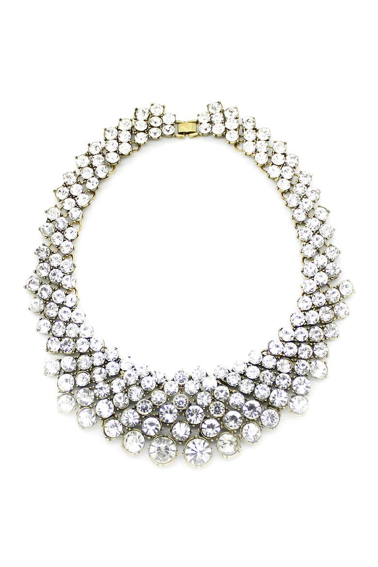Crystal Clear Necklace, Main, color, CLEAR