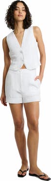 Onia Air Linen Relaxed Vest