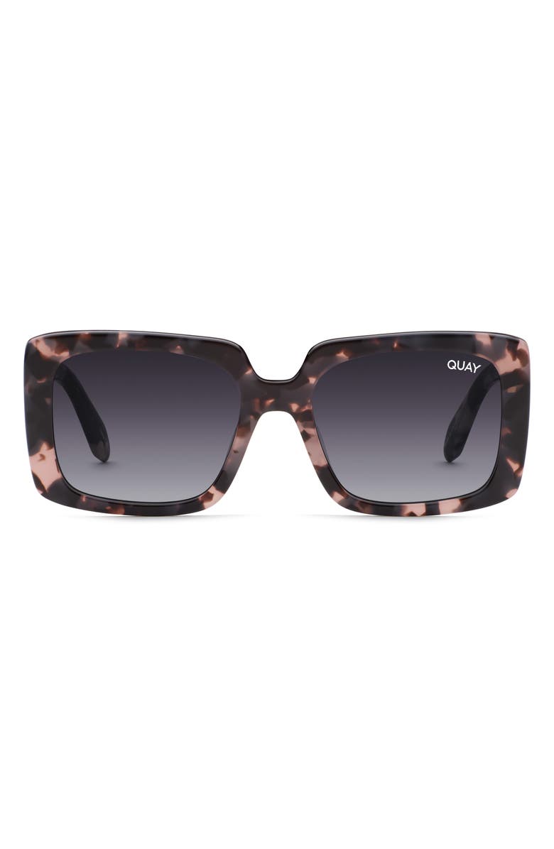 QUAY Total Vibe Mini Sunglasses Quay Australia Total Vibe Mini Milky Tortoise Smoke Lens  main image 3