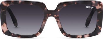 QUAY Total Vibe Mini 44mm Square Sunglasses | Nordstromrack display picture 3