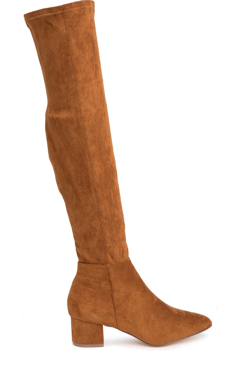 CHASE AND CHLOE Wynter Over The Knee Boot, Alternate, color, Tan