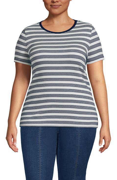 Plus Size Micro Rib T-Shirt